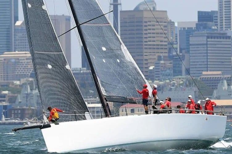 Farr 55 racing on Sydney Harbour